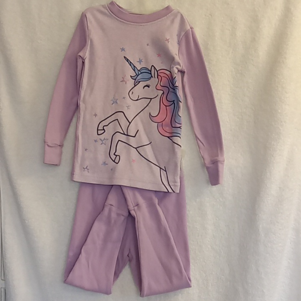 Kirkland Signature long sleeve purple long sleeve pajamas size 3T